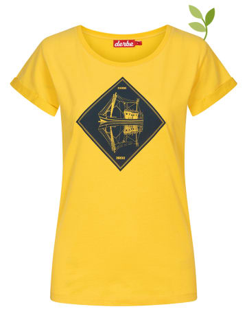 Derbe Koszulka "Schipp" w kolorze żółtym