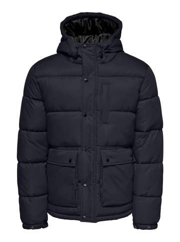 ONLY & SONS Winterjas "William" donkerblauw