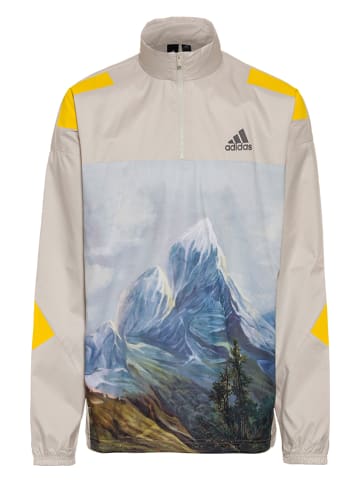 Adidas Kurtka funkcyjna "Mountain Graphic" w kolorze szarym