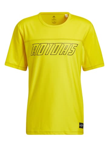 Adidas Koszulka sportowa "Aeroready®" w kolorze żółtym