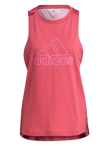 Adidas Top sportowy "Celeb Response" w kolorze różowym