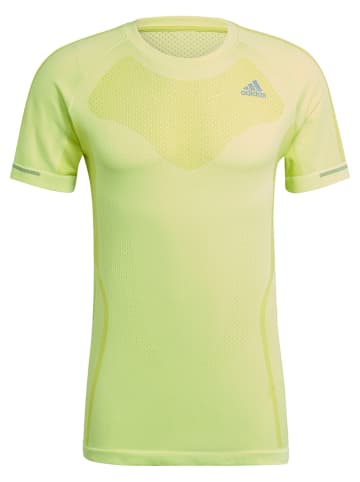 Adidas Trainingsshirt "Primeknit DNA" geel