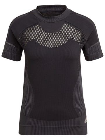 Adidas Koszulka sportowa "Primeknit" w kolorze czarnym