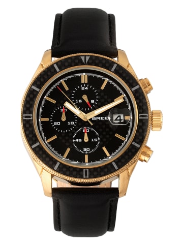 Breed Chronograph "Maverick" in Schwarz/ Gold