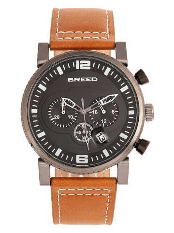 Breed Chronograf "Ryker" w kolorze srebrno-brązowo-antracytowym