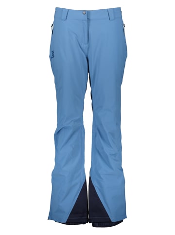 SALOMON Spodnie narciarskie "The Brilliant" w kolorze niebieskim