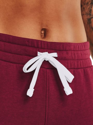 Under Armour Sweatbroek bordeaux