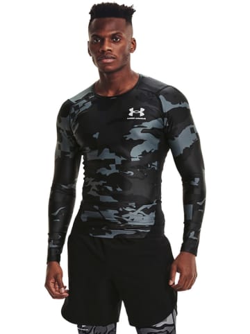 Under Armour Koszulka funkcyjna w kolorze czarnym ze wzorem