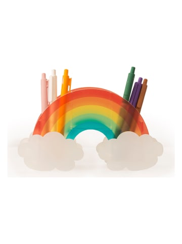 Folkifreckles Organizer "Rainbow" ze wzorem na kredki - 21 x 12 x 5,5 cm