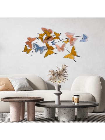 ABERTO DESIGN Wanddecoratie "Butterflies" - (B)105 x (H)57 cm