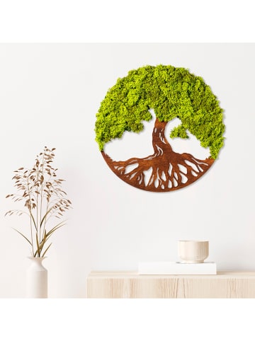 ABERTO DESIGN Wanddecoratie "Tree of Life 3" - Ø 44 cm