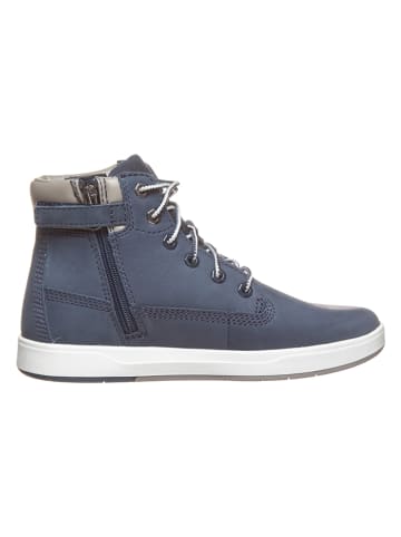 Timberland Leder-Sneakers "Davis Square 6 Inch" in Dunkelblau