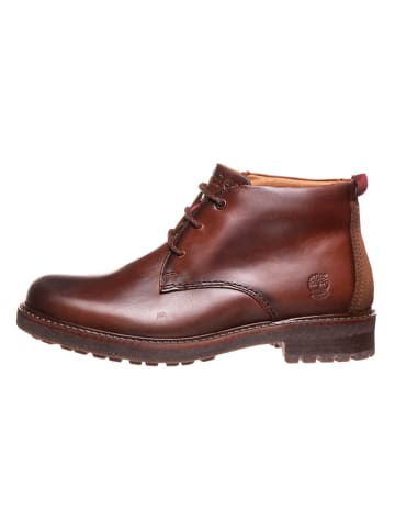 Timberland Leren boots "Oakrock WP Cchukka" donkerbruin