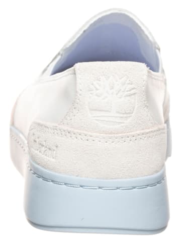 Timberland Leder-Slipper "Atlanta Green" in Weiß