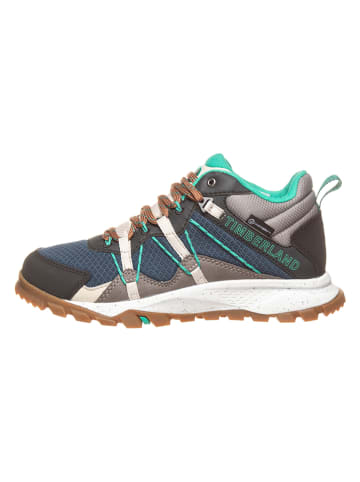 Timberland Trailrunningschuhe "Garrison Trail Mid Fab" in Blau/ Türkis