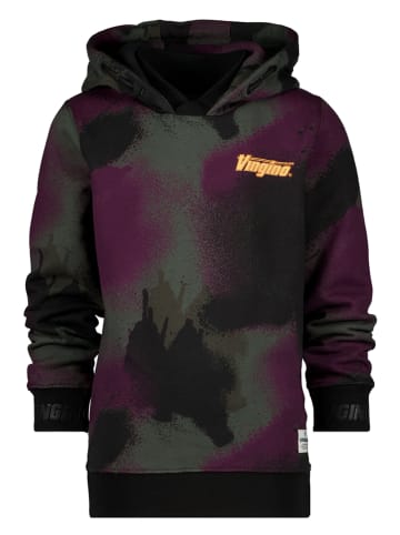 Vingino Hoodie "Nanosh" in Khaki/ Lila/ Schwarz