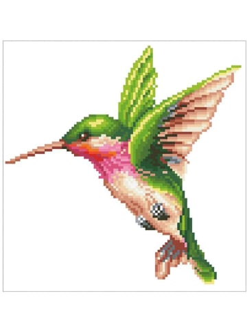 DIAMOND DOTZ Kreativset "Diamond Painting Kolibri" - ab 14 Jahren
