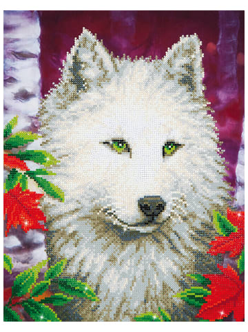DIAMOND DOTZ Diamond Painting "White Wolf - Diamond Dotz®" - ab 13 Jahren