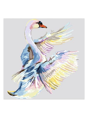 DIAMOND DOTZ Zestaw kreatywny "Graceful Landing - Diamond Dotz®" - 8+