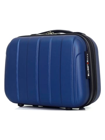 BlueStar Hardcase-Beautycase "Napoli" in Dunkelblau - (B)30 x (H)23 x (T)16 cm