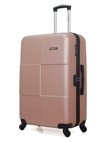 BlueStar Hardcase-trolley "Miami" lichtroze - (B)47 x (H)95 x (D)29 cm