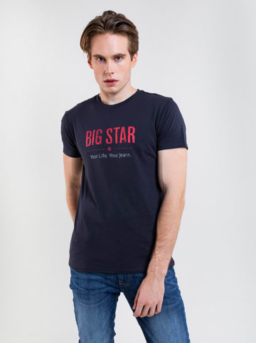 BIG STAR Koszulka  w kolorze granatowym