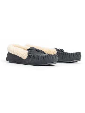 Gooce Leren mocassins "Pippa" antraciet