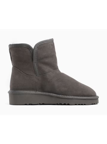 Gooce Leder-Winterboots "Wendy" in Grau