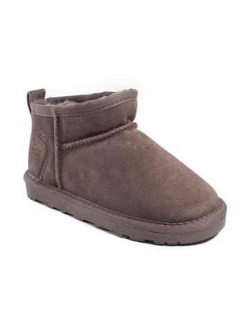 Gooce Leder-Winterboots "Mindiki" in Altrosa