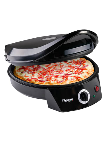 bESTRON Elektryczny piec "Viva Italia" w kolorze czarnym do pizzy