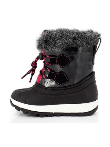 Kimberfeel Winterstiefel in Schwarz/ Rot