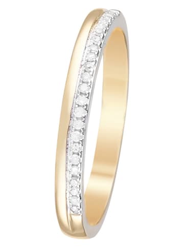 DIAMOND & CO Złoty pierścionek "Suprême" z diamentami