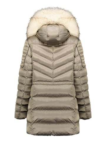 Canadian Peak Wintermantel "Desti" in Taupe