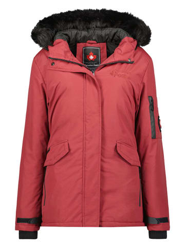 Canadian Peak Parka "Adan" w kolorze czerwonym