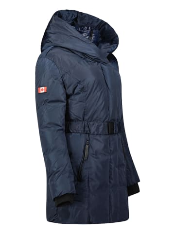 Canadian Peak Płaszcz zimowy "Ablackstone" w kolorze granatowym