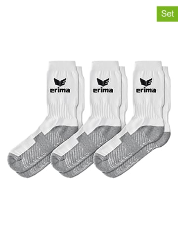 erima 3-delige set: trainingssokken wit