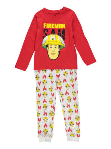 Feuerwehrmann Sam Pyjama "Fireman" rood/grijs