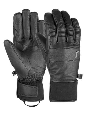 Reusch Leder-Ski-/ Snowboardhandschuhe "Cooper" in Schwarz