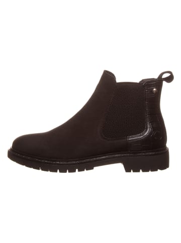 SALAMANDER Leder-Chelsea-Boots "Pinnea" in Schwarz