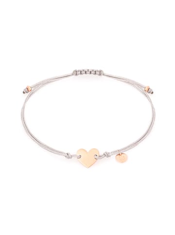 Ania Kruk Armband in Hellgrau mit Schmuckelementen