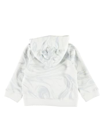 GAP Sweatjacke in Weiß/ Hellblau