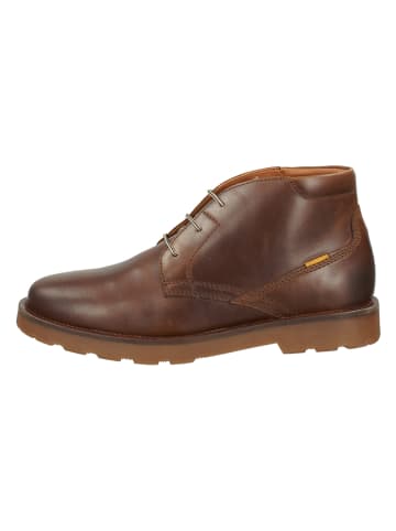 Camel Active Leder-Schnürschuhe "Blaze" in Cognac
