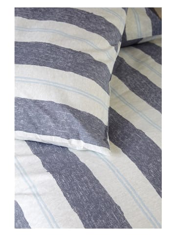 Walra Komplet pościeli renforcé "Nautic Stripes" w kolorze granatowym