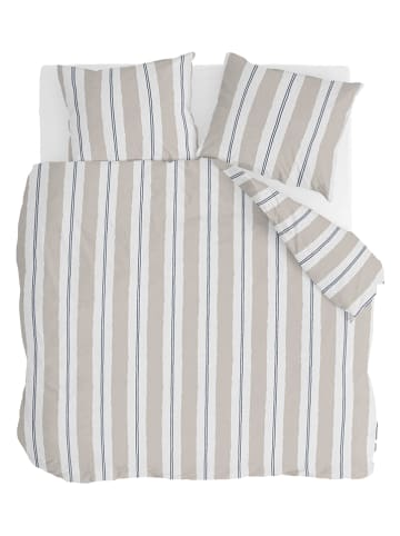 Walra Renforcé-Bettwäsche-Set "Nautic Stripes" in Beige