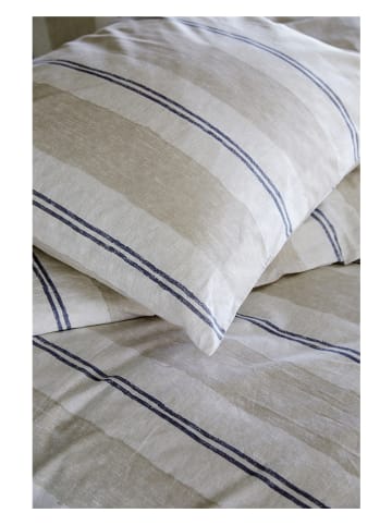 Walra Renforcé-Bettwäsche-Set "Nautic Stripes" in Beige