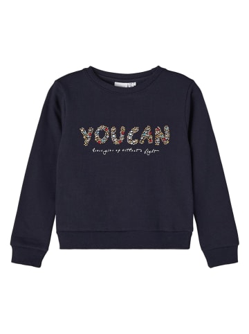name it Sweatshirt "Telante" donkerblauw