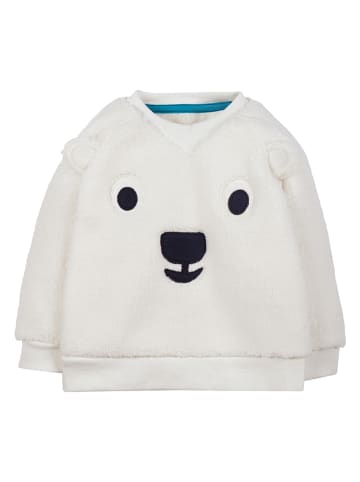 Frugi Bluza polarowa  "Easy On" w kolorze białym