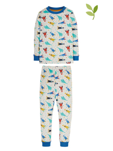 Frugi Pyjama "Racing Rockets" meerkleurig