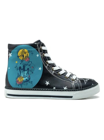 Goby Sneakers in Schwarz/ Türkis/ Bunt