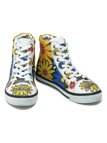 Goby Sneakers in Weiß/ Gelb/ Bunt